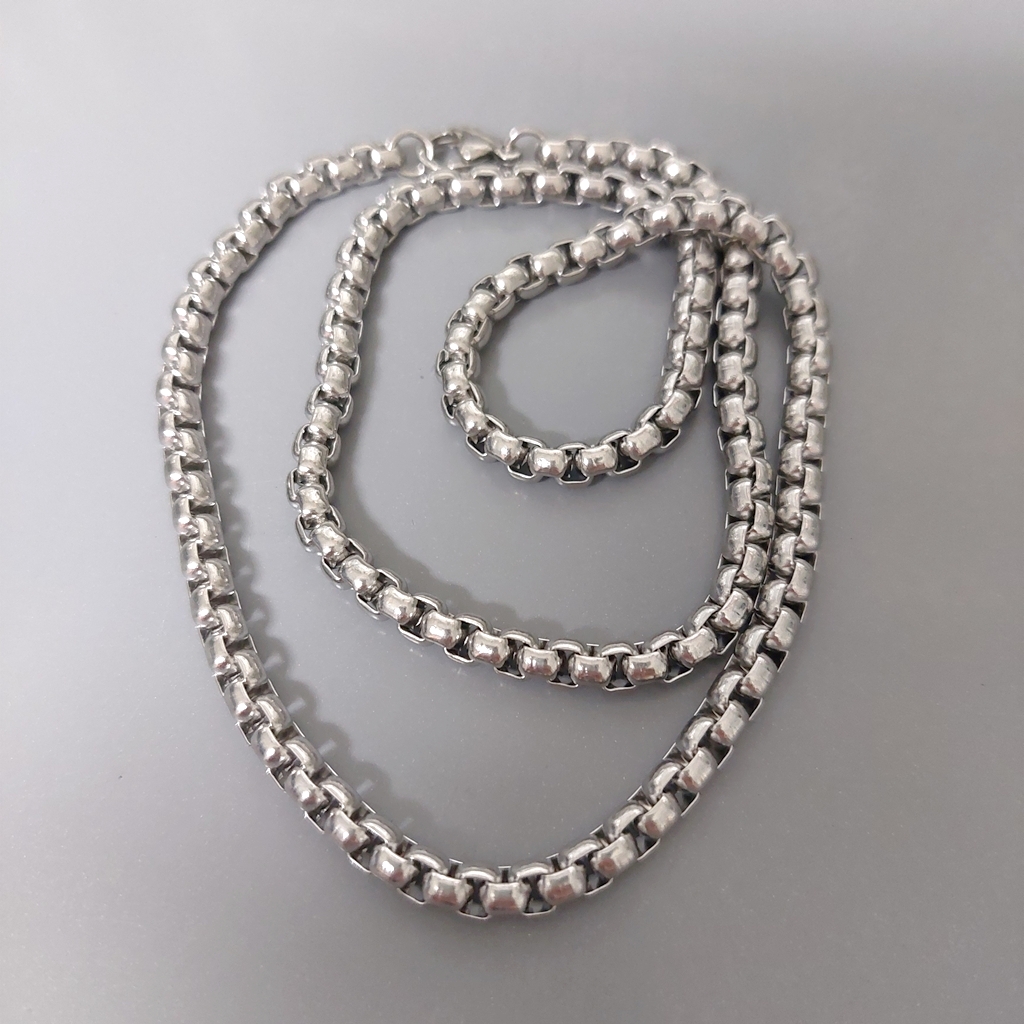 Stainless Steel Halsketting 5mm - dames of heren - 40-80cm - 316L RVS