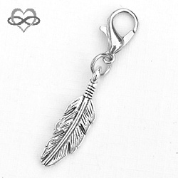VEER - 23mm symbool voor vrijheid - CLIP-ON Charm bedel hanger Dangle