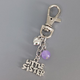 Zussen cadeau - Zussen Sleutelhanger - Cadeau voor grote zus, kleine zus en middelste zus bij geboorte of verjaardag.