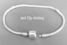 Pandora Style Snake Armband voor bedels 18-19-20-21cm