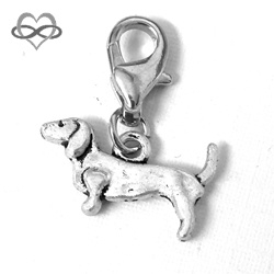 Hond Teckel Dashond - Clip-On Charm bedel hanger Dangle