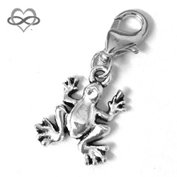 Geluk symbool Kikker - Clip-On Charm bedel hanger Dangle