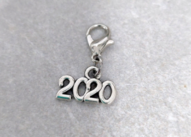 Jaartal 2020 Clip Hanger Bedel - Jubileum Geboorte Trouwdag Verjaardag Afscheid