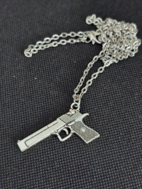 Ketting met pistool hanger in 40-60cm lengte
