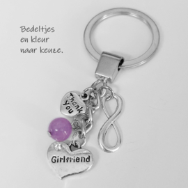 Girlfriend vriendin sleutelhanger of cliphanger