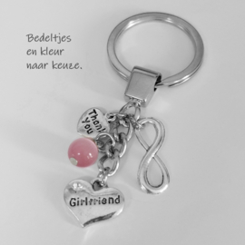 Girlfriend vriendin sleutelhanger of cliphanger