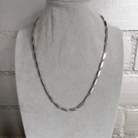 Tijdloze Stainless Steel ketting 50cm voor dames heren unisex uniseks