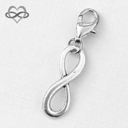 Infinity - Oneindigheid symbool - Clip-On Charm bedel hanger