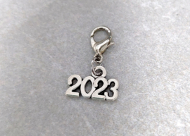 Jaartal 2023 Clip Hanger Bedel - Jubileum Geboorte Trouwdag Verjaardag Afscheid