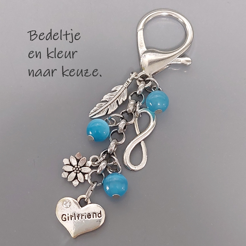 GIRLFRIEND - cadeau kado voor beste vriendin - Clip-On hanger