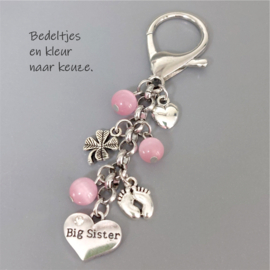 Zussen cadeau - cadeau voor Grote Zus Clip hanger - BIG SISTER
