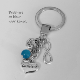 Girlfriend vriendin sleutelhanger of cliphanger