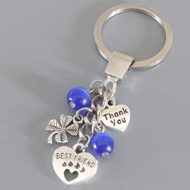 Best Friend sleutelhanger met pootje - cadeau voor dierenliefhebber kennel cattery