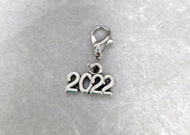 Jaartal 2022 Clip Hanger Bedel - Jubileum Geboorte Trouwdag Verjaardag Afscheid