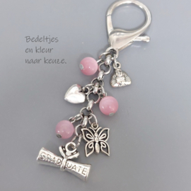 GRADUATE - Geslaagd examen rijbewijs diploma cadeau kado - Clip-On hanger