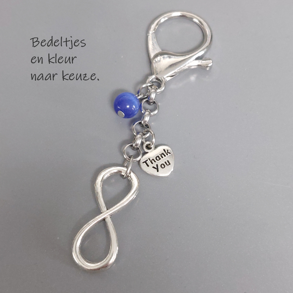 INFINITY clip-hanger - symbool voor oneindigheid - bedankt cadeautje