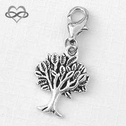 Levensboom 23mm - Clip-On Charm bedel hanger Dangle