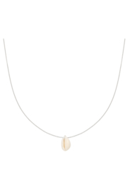 Ketting schelp zilver