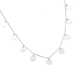 Ketting only circles zilver
