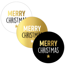 Stickers merry christmas mix | 20 stuks