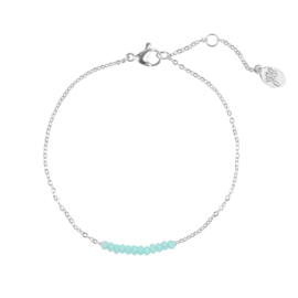 Armband beads blauw