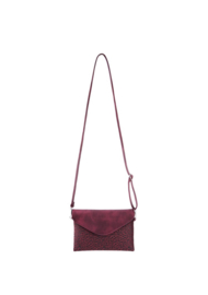 Tas clutch luipaard rood