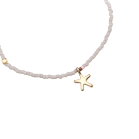 Armband ster grijs