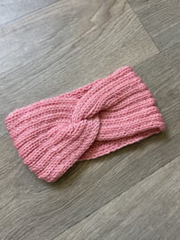 Hoofdband knot roze