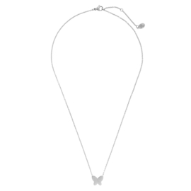 Ketting zilver vlinder