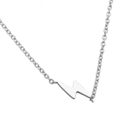 Armband bliksem zilver