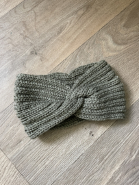 Hoofdband knot lichtgroen
