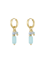 Oorbellen summer blauw