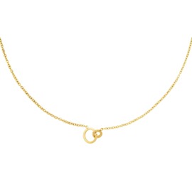 Ketting cirkels goud