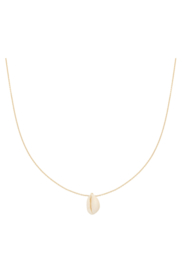 Ketting schelp goud