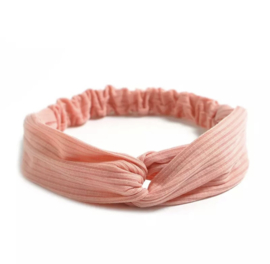 Haarband rib roze