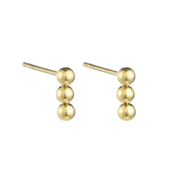 Oorbellen dots goud