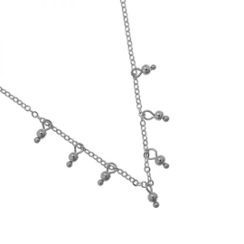 Ketting dots zilver