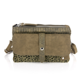 Tas cheetah groen