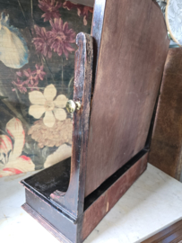 Antiek houten kaptafel spiegel