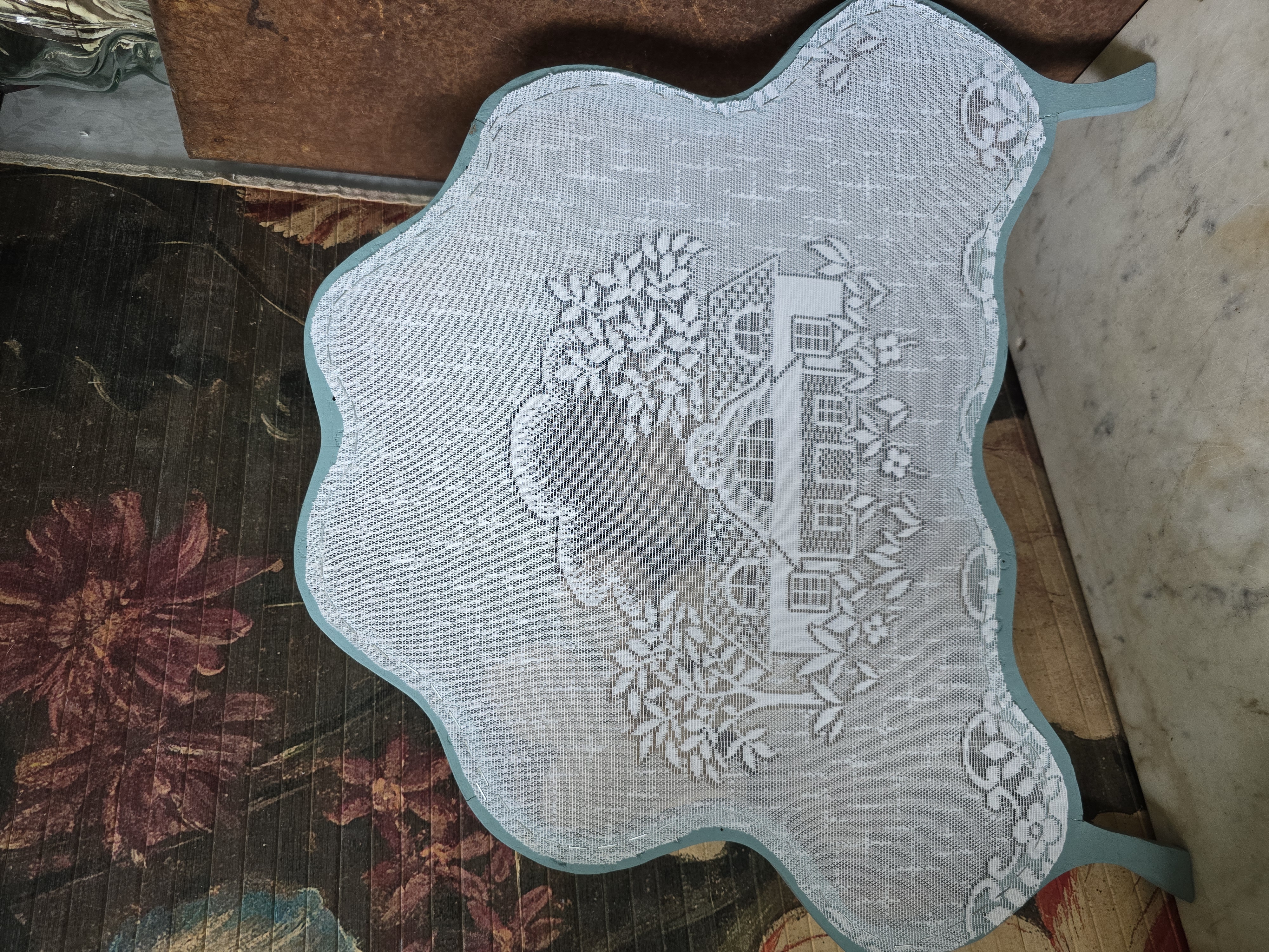 Brocante houten raamhor nr57