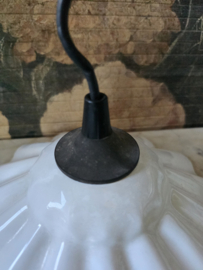Wit emaille hanglamp