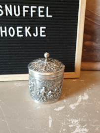 Verzilverd theebusje douwe egberts