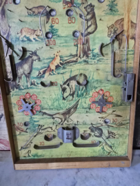 Oud knikkerspel flipperspel