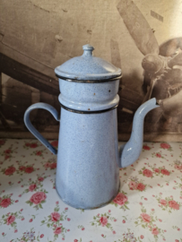 Frans emaille koffiepot cafetiere