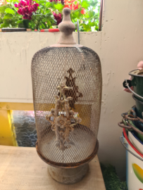 Brocante stolp op voet
