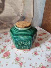 Grote gemberpot groen nr9
