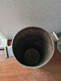 Oude verzilverde wijnkoeler nr1