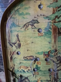 Oud knikkerspel flipperspel