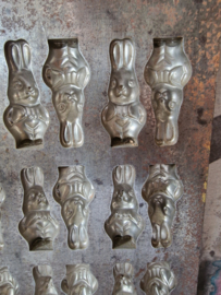 Oude bonbon chocolademal paashazen