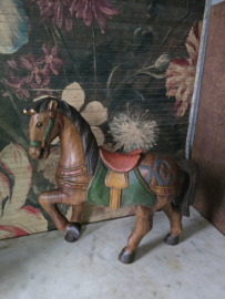 Antiek houten paard